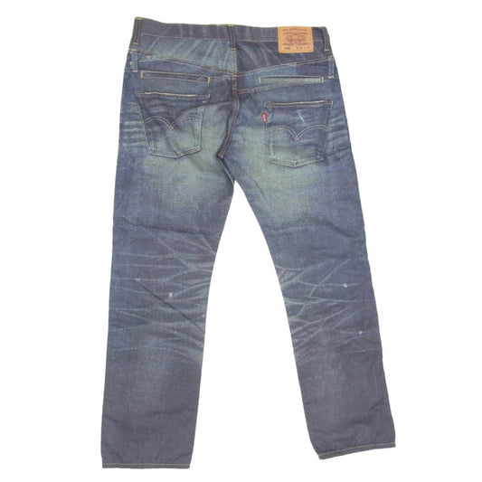 JUNYA WATANABE COMME des GARCONS MAN ジュンヤワタナベコムデギャルソンマン Levi's リーバイス WE-P206 Levi's リーバイス AD2009 206 転写 トロンプルイユ デニム パンツ インディゴブルー系 L【中古】