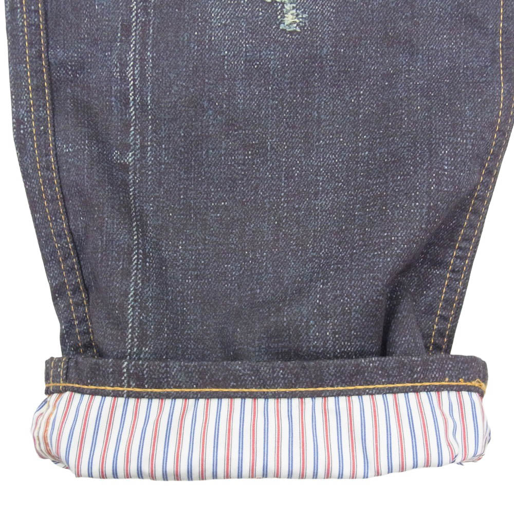 JUNYA WATANABE COMME des GARCONS MAN ジュンヤワタナベコムデギャルソンマン Levi's リーバイス WE-P206 Levi's リーバイス AD2009 206 転写 トロンプルイユ デニム パンツ インディゴブルー系 L【中古】