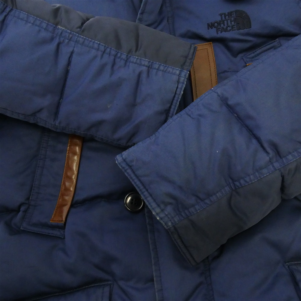JUNYA WATANABE COMME des GARCONS MAN ジュンヤワタナベコムデギャルソンマン THE NORTH FACE ノースフェイス 11AW WH-J913 eYe アイ × THE NORTH FACE ノースフェイス 綿クロス N-3B ダウン ジャケット ネイビー系 L【中古】