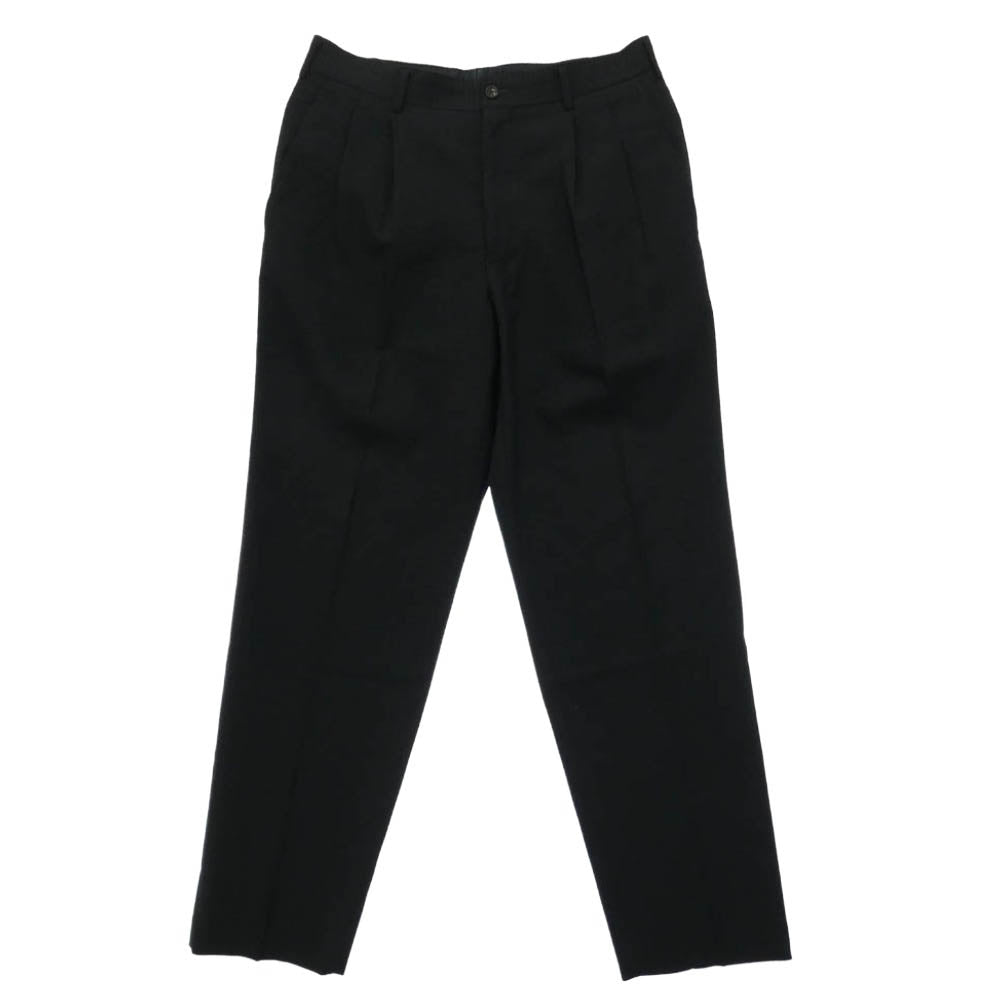 COMME des GARCONS HOMME コムデギャルソンオム HJ02012L/HP02010L AD2001 田中オム ウール トリアセテート テーラード ジャケット スラックス パンツ セットアップ スーツ ブラック系 L【中古】
