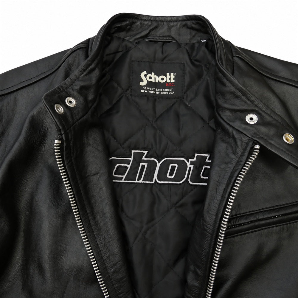 schott ショット LC-940-D クラシックレーサー シングル ラーダース レザー ジャケット ブラック系【中古】