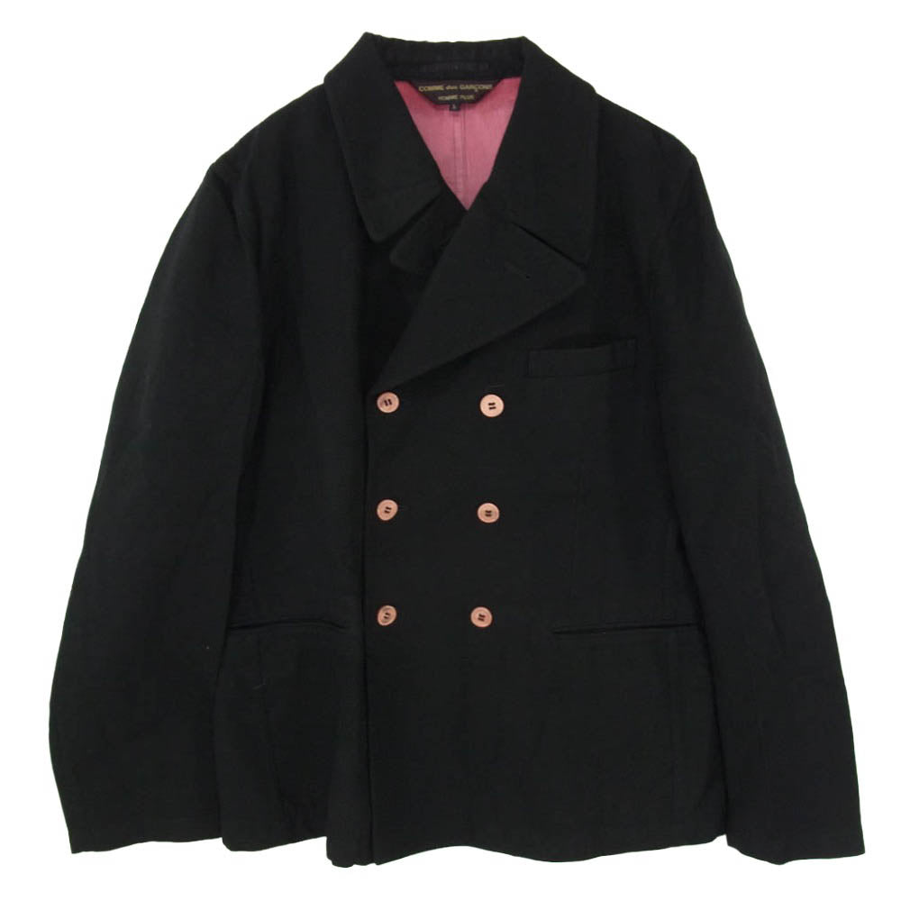 COMME des GARCONS HOMME PLUS コムデギャルソンオムプリュス 05SS PO-J014 PINK PANTHER ピンクパンサー期 アーカイブ ダブル ジャケット ブラック系 L【中古】