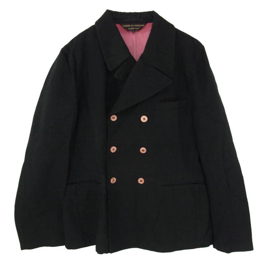 COMME des GARCONS HOMME PLUS コムデギャルソンオムプリュス 05SS PO-J014 PINK PANTHER ピンクパンサー期 アーカイブ ダブル ジャケット ブラック系 L【中古】