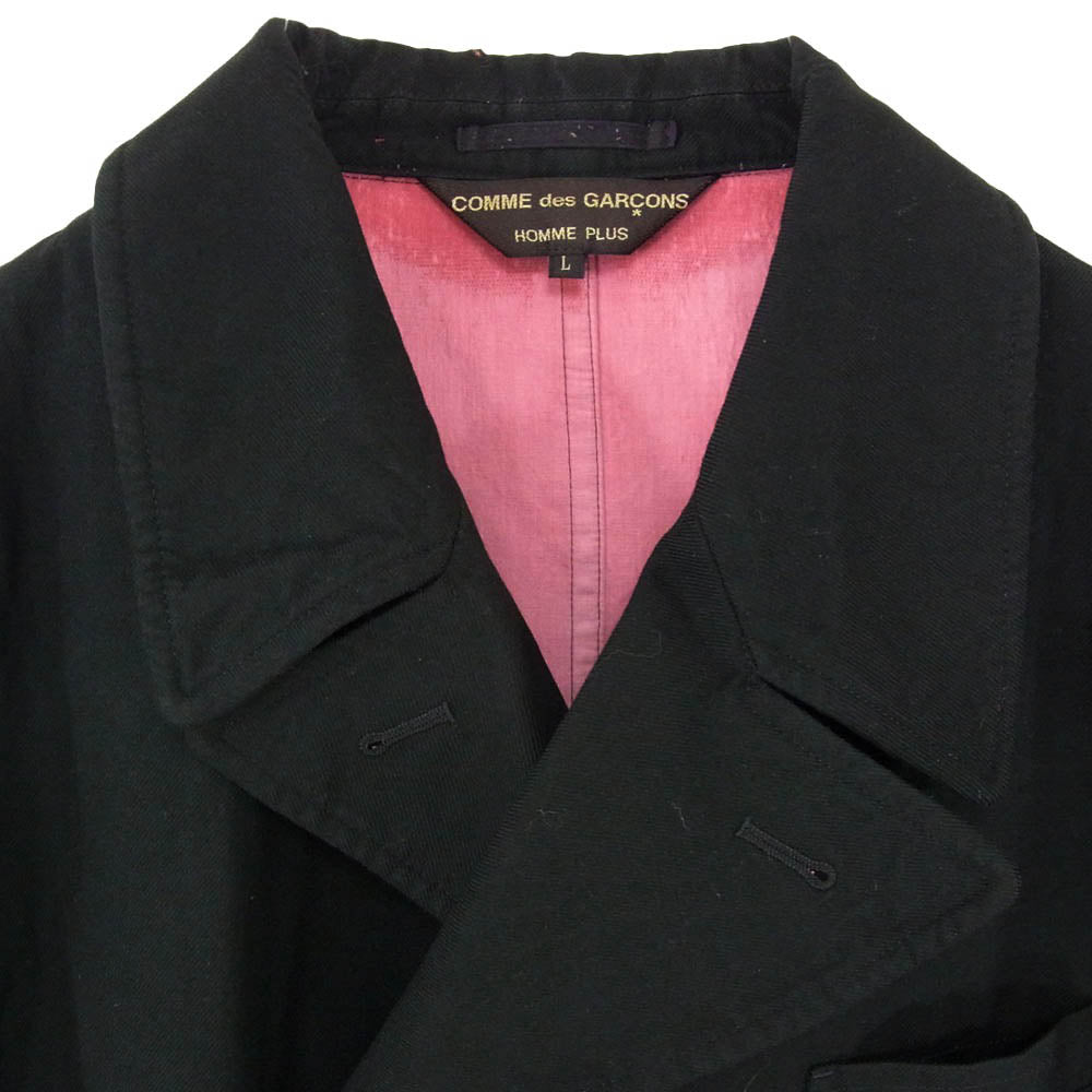 COMME des GARCONS HOMME PLUS コムデギャルソンオムプリュス 05SS PO-J014 PINK PANTHER ピンクパンサー期 アーカイブ ダブル ジャケット ブラック系 L【中古】