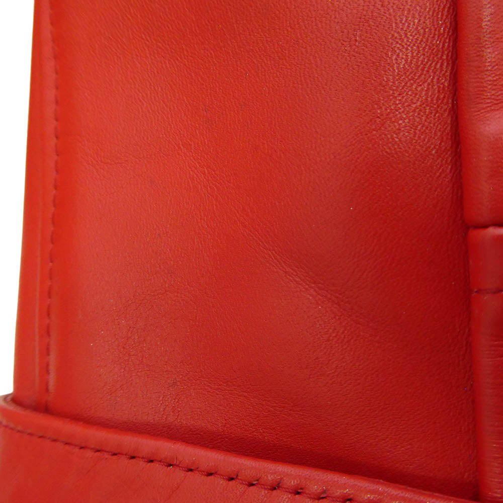 COMME des GARCONS HOMME HOMME コムデギャルソンオムオム 01AW IC-J070 オムオム フレイムペイント レザー ダブルライダース ジャケット レッド系【中古】