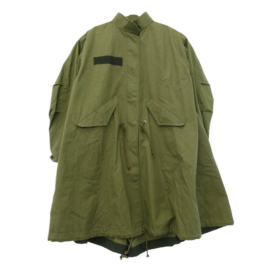 Sacai サカイ SCW-079 M65-TYPE ミリタリー スタンドカラー フィッシュテール モッズコート カーキ系 3【中古】