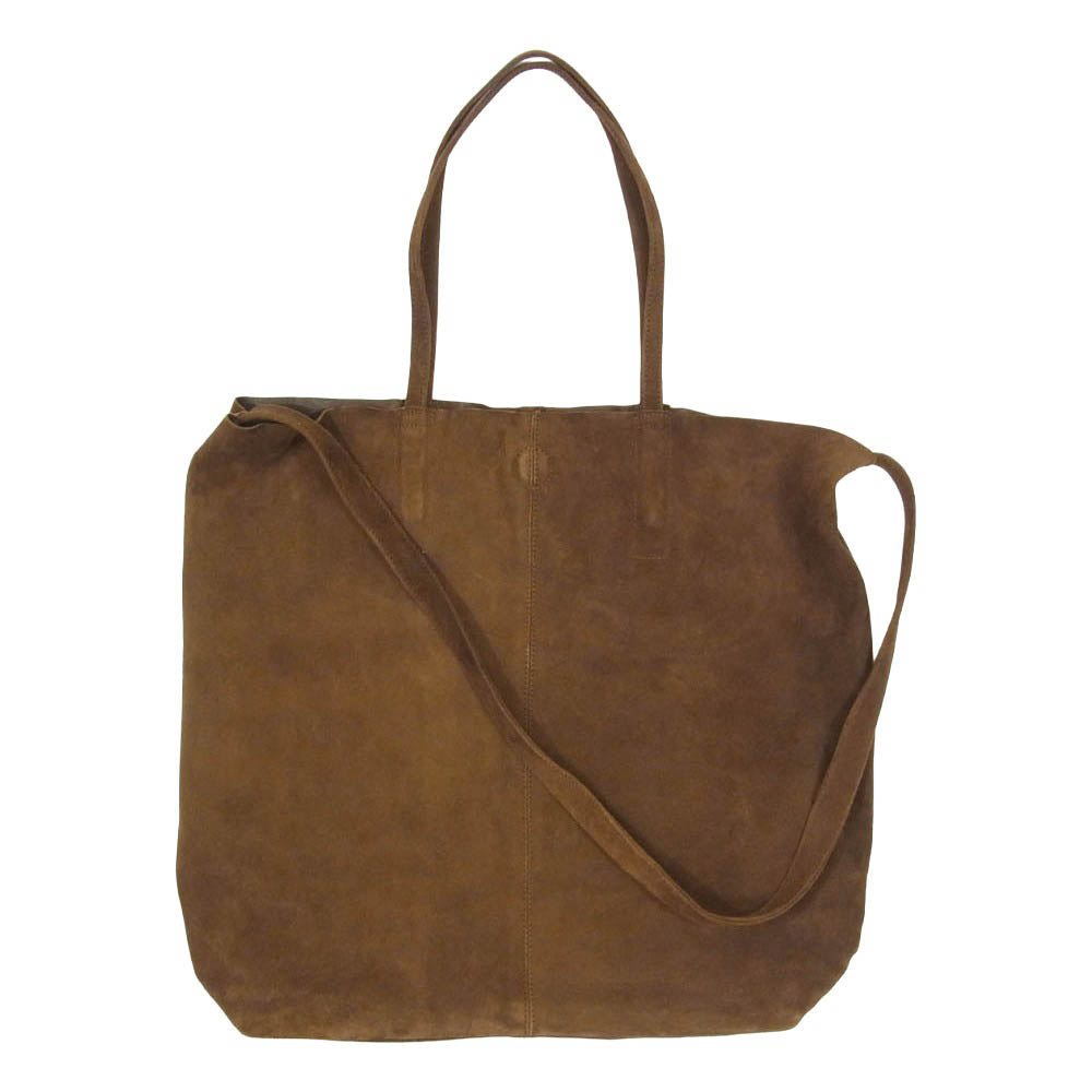 モルフェ L-1-OIL 3WAY LARGE TOTE -OIL SUEDE オイルスエード ラージ ショルダー トートバッグ ブラウン系【中古】