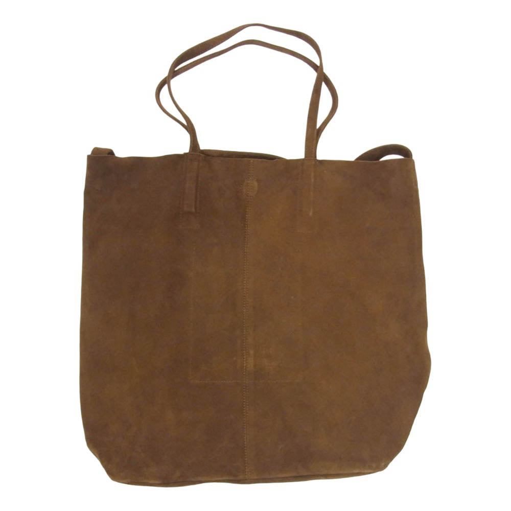 モルフェ L-1-OIL 3WAY LARGE TOTE -OIL SUEDE オイルスエード ラージ ショルダー トートバッグ ブラウン系【中古】
