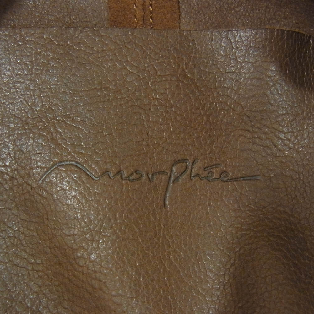 モルフェ L-1-OIL 3WAY LARGE TOTE -OIL SUEDE オイルスエード ラージ ショルダー トートバッグ ブラウン系【中古】