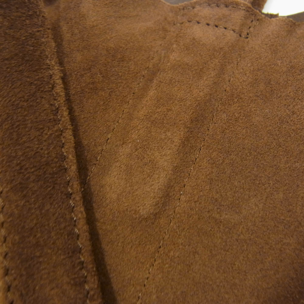 モルフェ L-1-OIL 3WAY LARGE TOTE -OIL SUEDE オイルスエード ラージ ショルダー トートバッグ ブラウン系【中古】