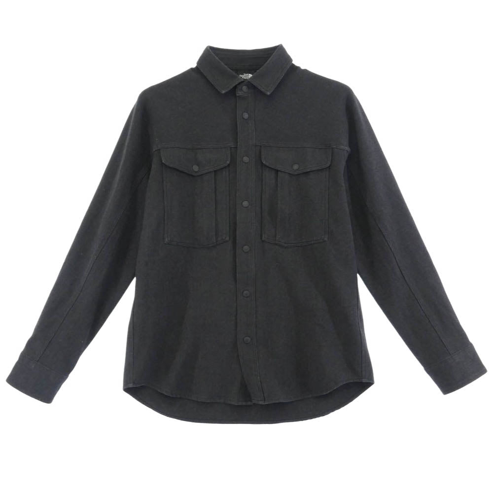 THE NORTH FACE ノースフェイス NR61803 INYO SHIRT インヨー 長袖 シャツ ブラック系 S【中古】