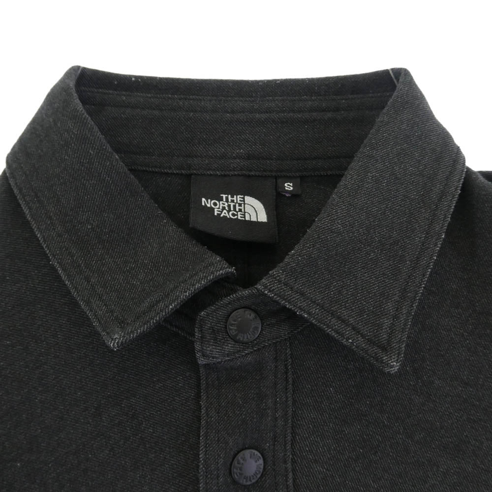 THE NORTH FACE ノースフェイス NR61803 INYO SHIRT インヨー 長袖 シャツ ブラック系 S【中古】
