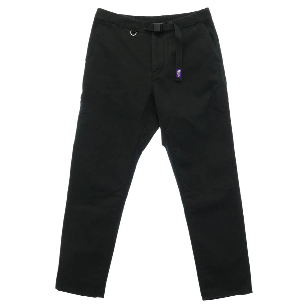 THE NORTH FACE ノースフェイス NT5051N PURPLE LABEL パープルレーベル Stretch Twill Tapered Pants ストレッチ ツイル テーパード パンツ ブラック ブラック系 WM【中古】
