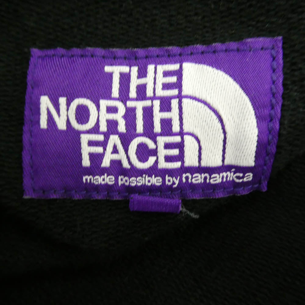 THE NORTH FACE ノースフェイス NT6902N PURPLE LABEL パープルレーベル 10oz Mountain Sweat Parka マウンテン スウェット プルオーバー パーカー フーディー ブラック ブラック系 S【中古】