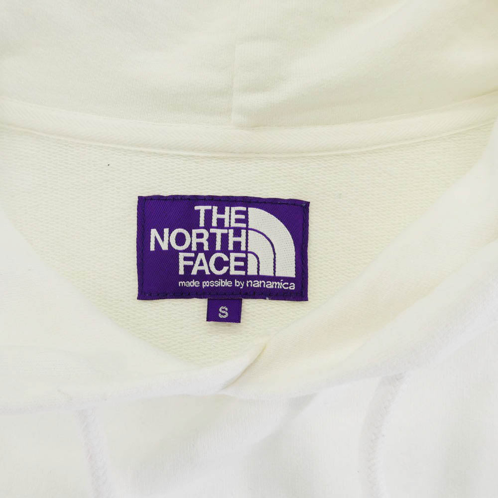 THE NORTH FACE ノースフェイス NT6902N PURPLE LABEL パープルレーベル 10oz Mountain Sweat Parka マウンテン スウェット プルオーバー パーカー フーディー ホワイト ホワイト系 S【中古】
