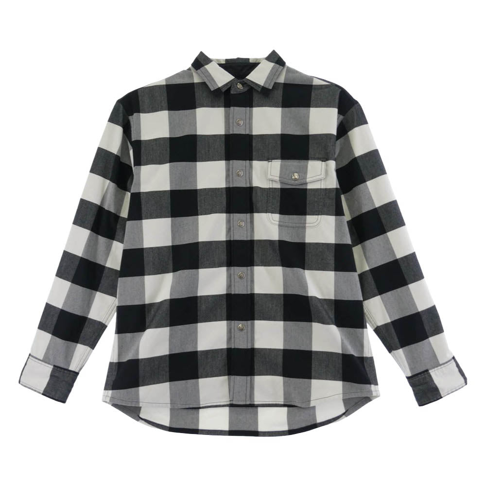 THE NORTH FACE ノースフェイス NR61964 L/S Nuthatch Shirt ロングスリーブ ヌハッチ 長袖 チェック シャツ ブラック系 ホワイト系 S【中古】