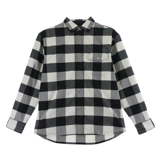 THE NORTH FACE ノースフェイス NR61964 L/S Nuthatch Shirt ロングスリーブ ヌハッチ 長袖 チェック シャツ ブラック系 ホワイト系 S【中古】