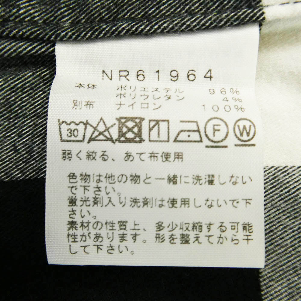 THE NORTH FACE ノースフェイス NR61964 L/S Nuthatch Shirt ロングスリーブ ヌハッチ 長袖 チェック シャツ ブラック系 ホワイト系 S【中古】