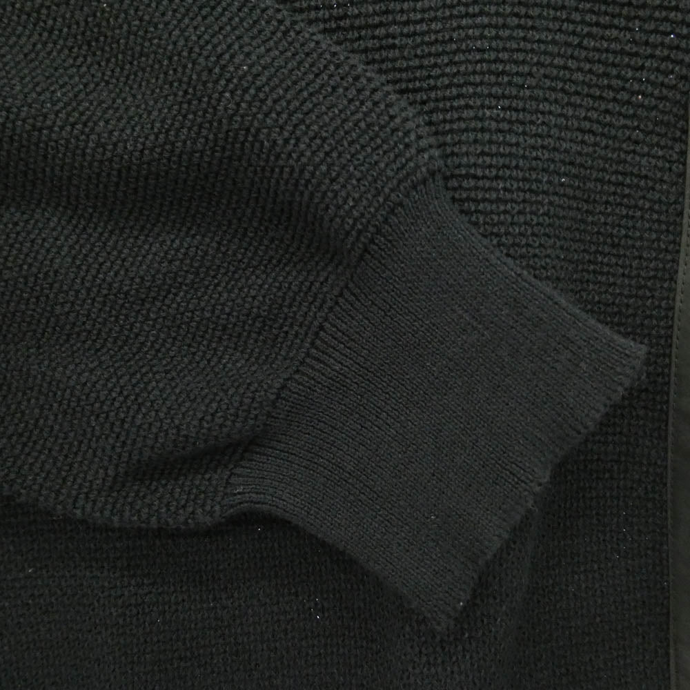 THE NORTH FACE ノースフェイス NT6100N PURPLE LABEL パープルレーベル PACK FIELD SWEATER パック フィールド ニット セーター ブラック系 M【中古】