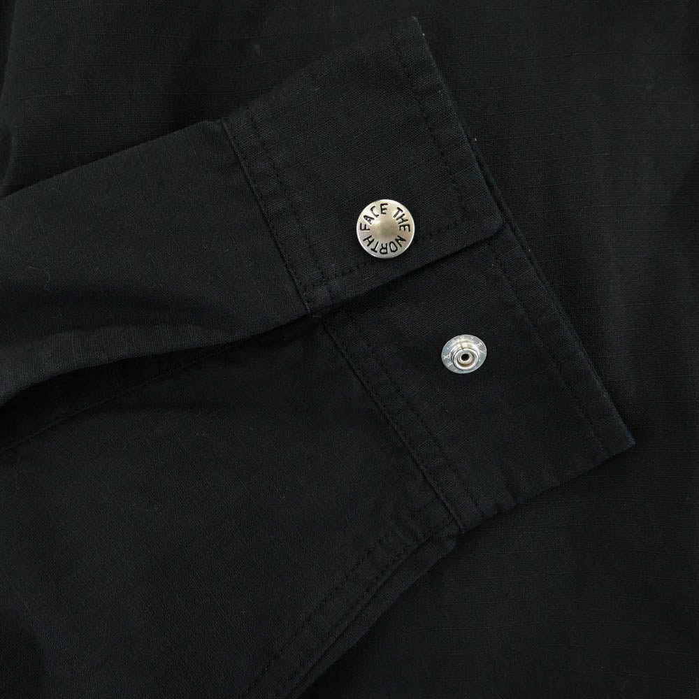THE NORTH FACE ノースフェイス NY2104N PURPLE LABEL パープルレーベル RipStop Shirt Jacket リップストップ 長袖 シャツ ジャケット ブラック ブラック系 S【中古】