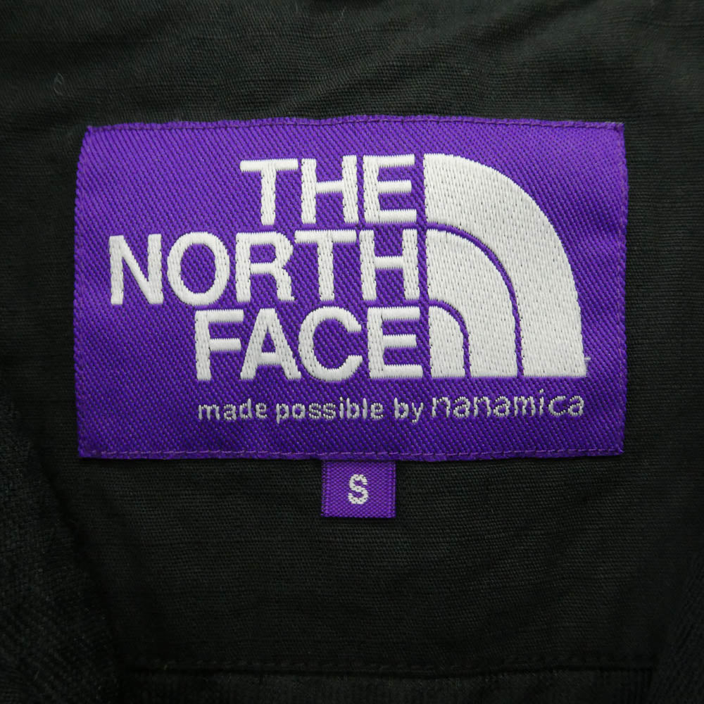 THE NORTH FACE ノースフェイス NY2104N PURPLE LABEL パープルレーベル RipStop Shirt Jacket リップストップ 長袖 シャツ ジャケット ブラック ブラック系 S【中古】