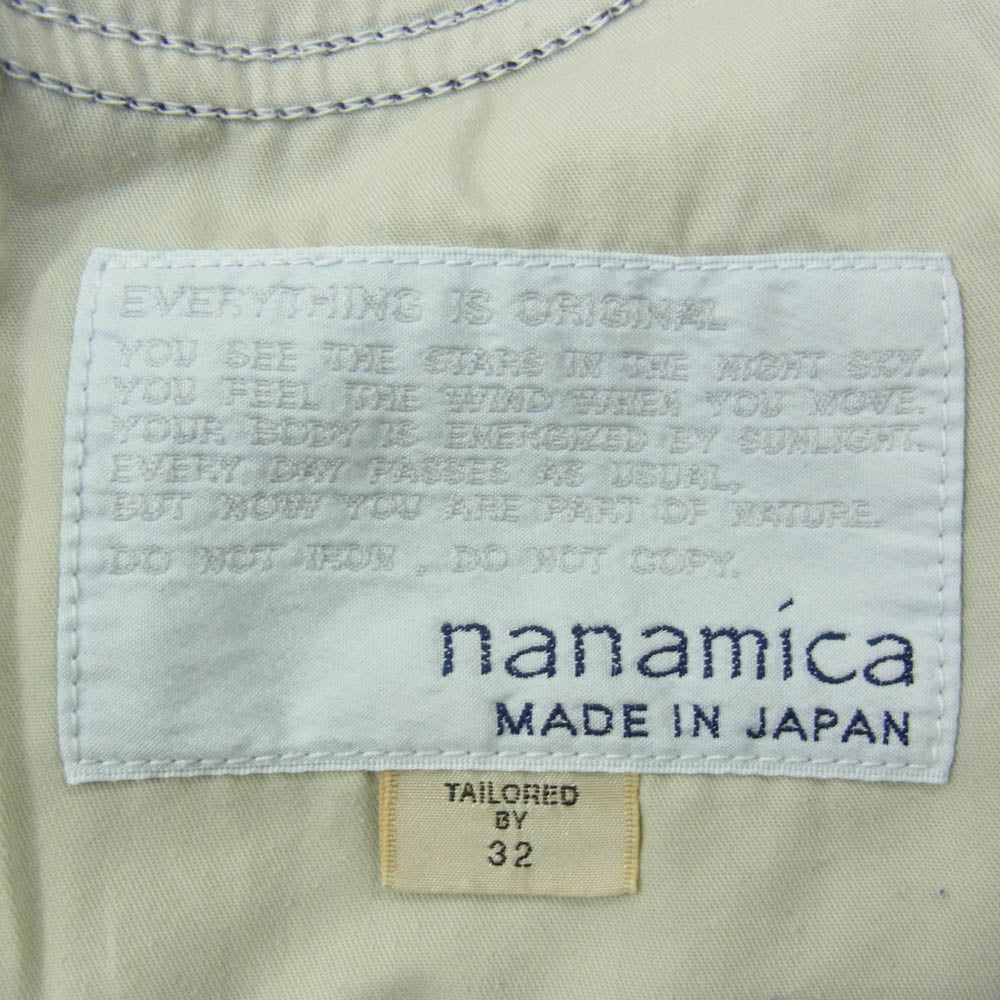 nanamica ナナミカ SUCS201 5 Pockets Denim Straight Pants 5ポケット デニム ストレート パンツ インディゴブルー系 32【中古】