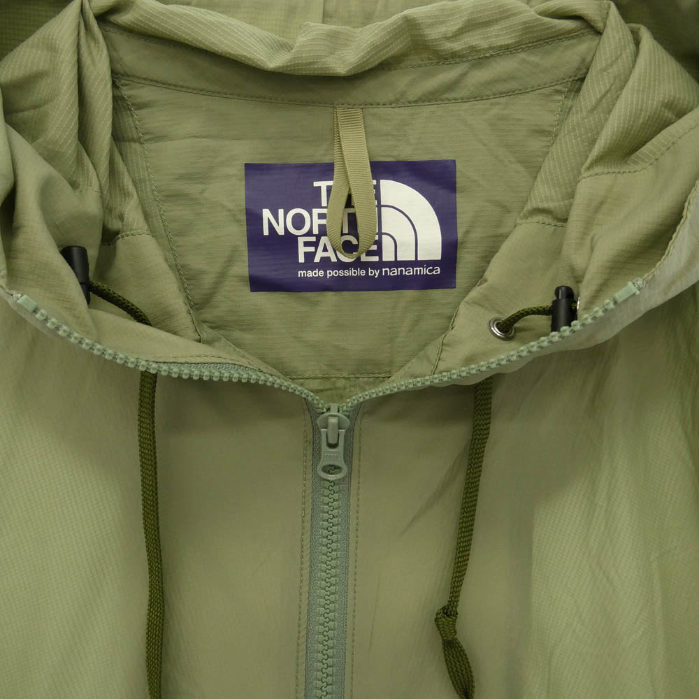 THE NORTH FACE ノースフェイス NP2010N PURPLE LABEL パープルレーベル PERTEX Mountain Wind Parka パーテックス マウンテン ウィンド パーカ ジャケット カーキ系 S【中古】