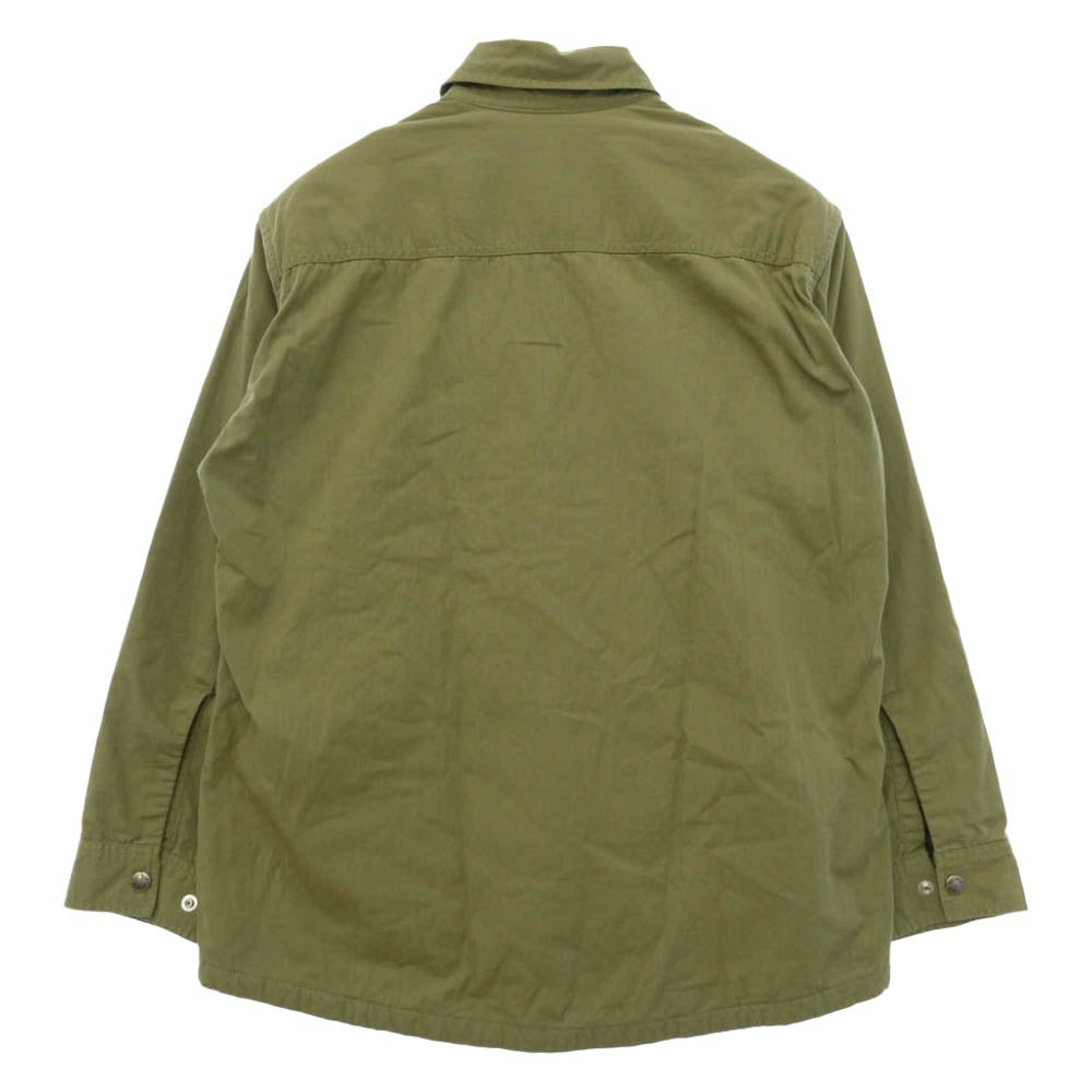 THE NORTH FACE ノースフェイス NY2104N PURPLE LABEL パープルレーベル RipStop Shirt Jacket リップストップ 長袖 シャツ ジャケット カーキ カーキ系 S【中古】