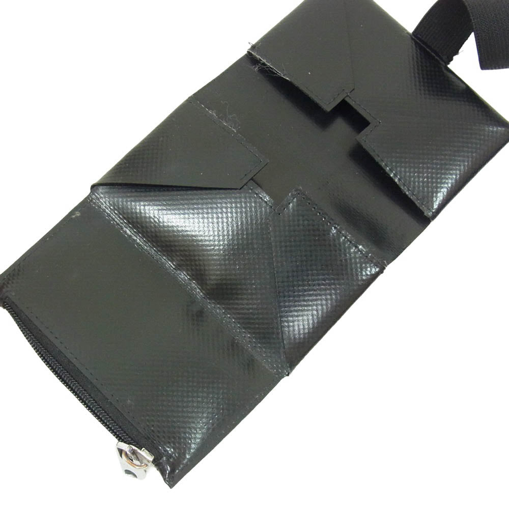 MARNI マルニ PFMI0007U2 折り紙 オリガミデザイン 三つ折り財布 ブラック系【中古】
