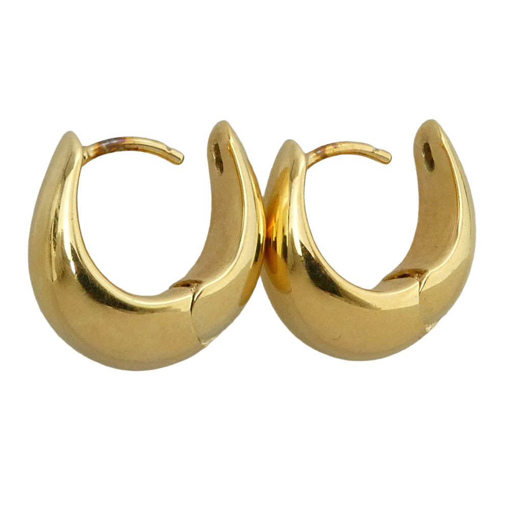 TOM WOOD トムウッド Ice Hoop Small Gold アイス フープ スモール ピアス ゴールド系【中古】
