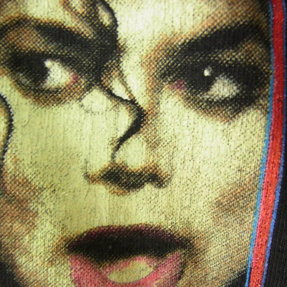 ヴィンテージ 80s USA製 michael jackson マイケルジャクソン BAD WORLD TOUR 1988 Tシャツ Spring Ford CLASSIC タグ ブラック系 L【中古】