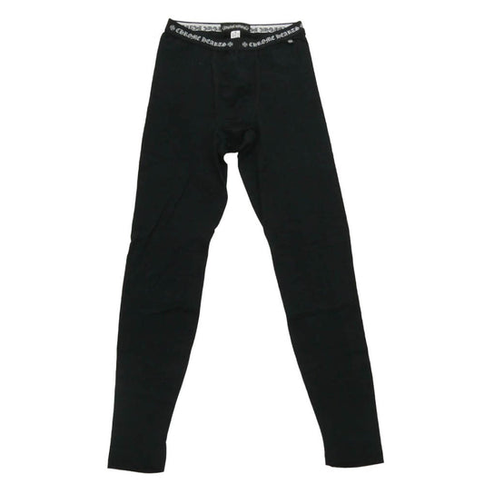 CHROME HEARTS クロムハーツ（原本無） LOGO PRINT LEGGINGS ホースシュー ロゴ プリント レギンス パンツ ブラック系 M【中古】