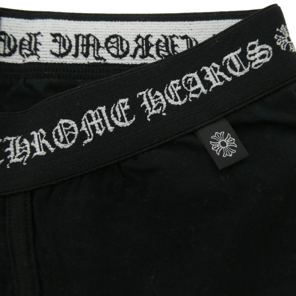 CHROME HEARTS クロムハーツ（原本無） LOGO PRINT LEGGINGS ホースシュー ロゴ プリント レギンス パンツ ブラック系 M【中古】