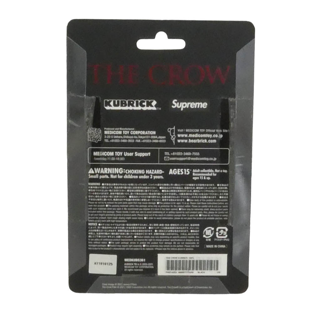 Supreme シュプリーム 21AW × The Crow KUBRICK 100% ザ クロウ キューブリック ブラック系【新古品】【未使用】【中古】