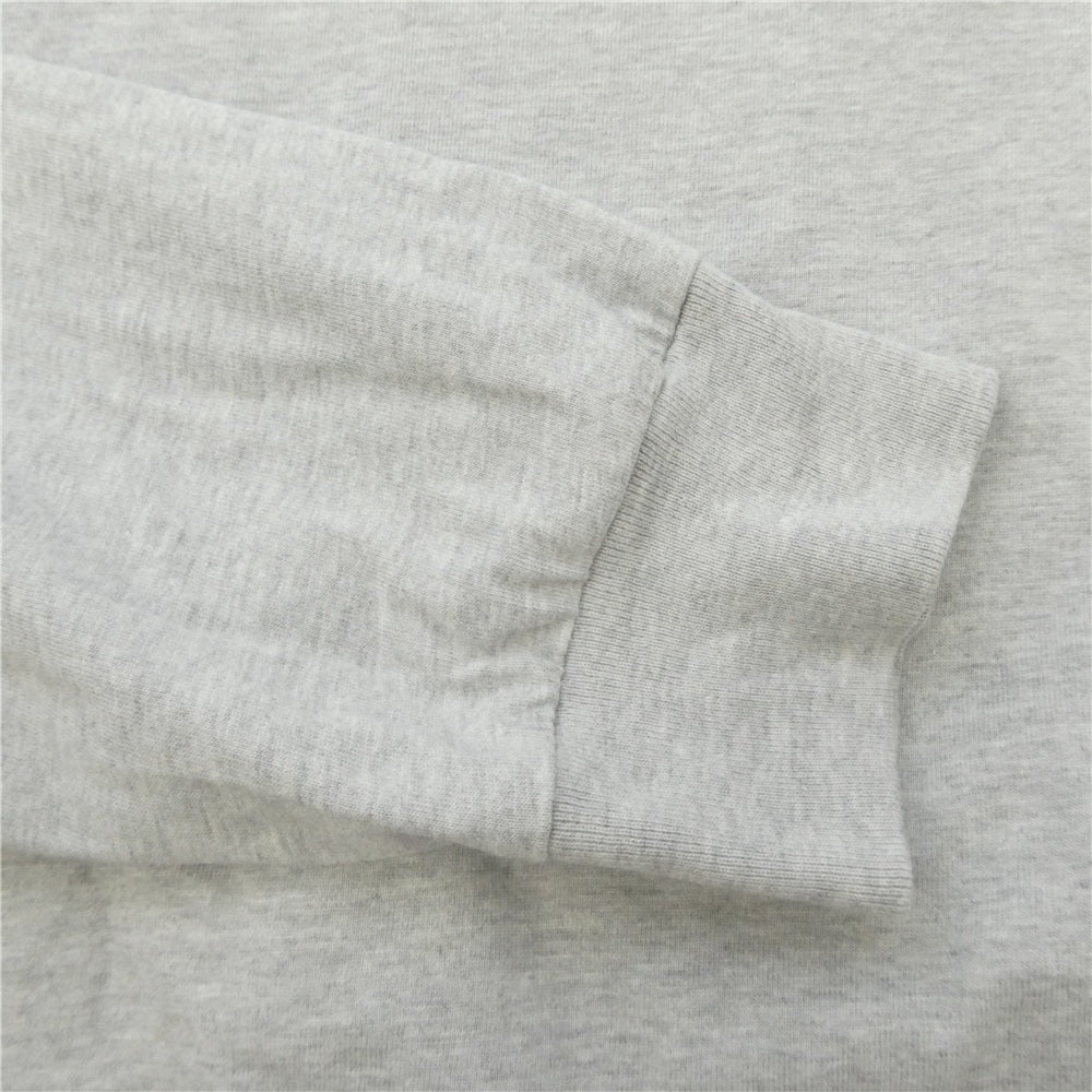 PALACE パレス SQUARE PATCH LONG SLEEVE スクエア パッチ ロングスリーブ Tシャツ 長袖カットソー グレー系 M【中古】