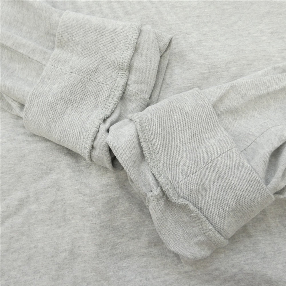 PALACE パレス SQUARE PATCH LONG SLEEVE スクエア パッチ ロングスリーブ Tシャツ 長袖カットソー グレー系 M【中古】