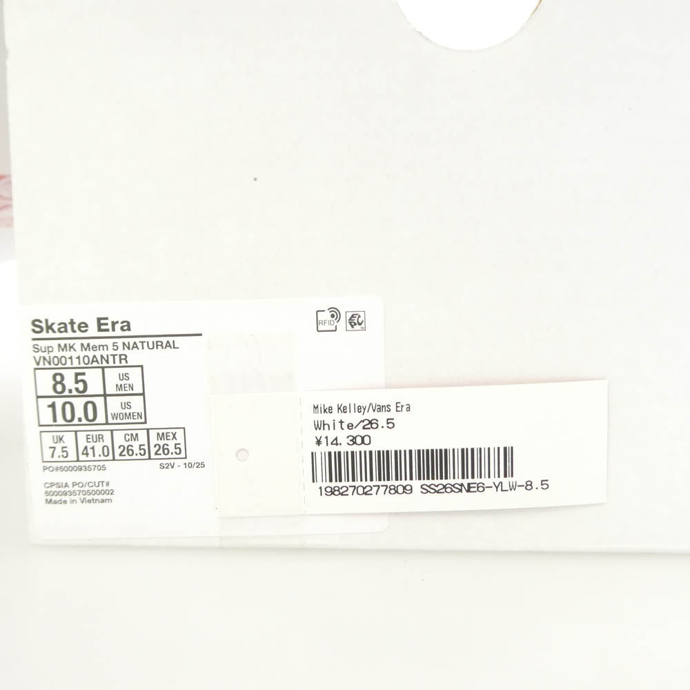 Supreme シュプリーム VANS バンズ 26SS VN00110ANTR VANS × Mike Kelley マイク ケリー バンズ エラ ローカット スニーカー マルチカラー系 26.5cm【新古品】【未使用】【中古】