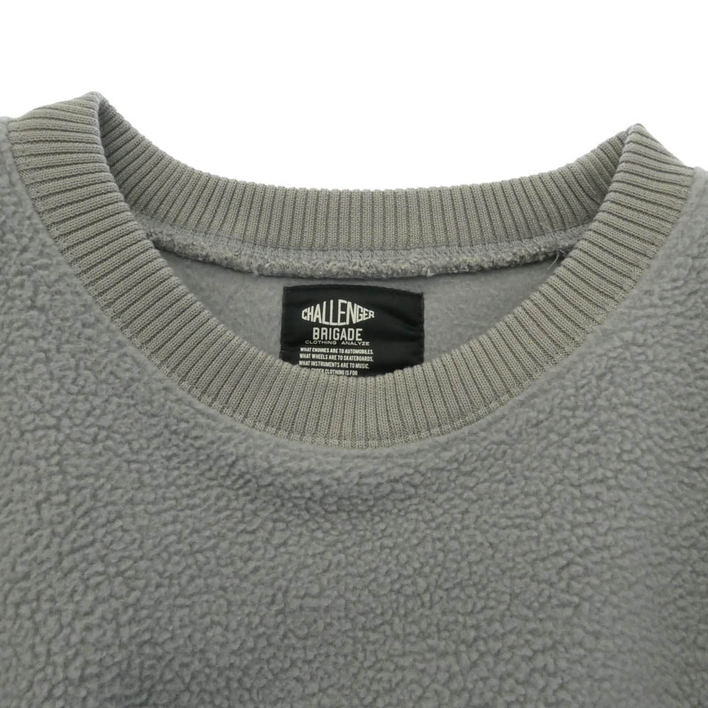 CHALLENGER チャレンジャー 24AW CLG-CS 024-009 SAILOR C/N FLEECE セーラー クルーネック フリース スウェット トレーナー グレー系 L【中古】