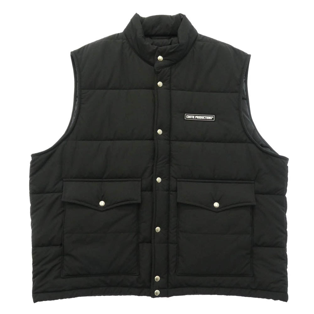 COOTIE クーティー CTE-25A218 Error Fit Padded Racing Vest エラー フィット パデッド レーシング ベスト ブラック系 L【中古】
