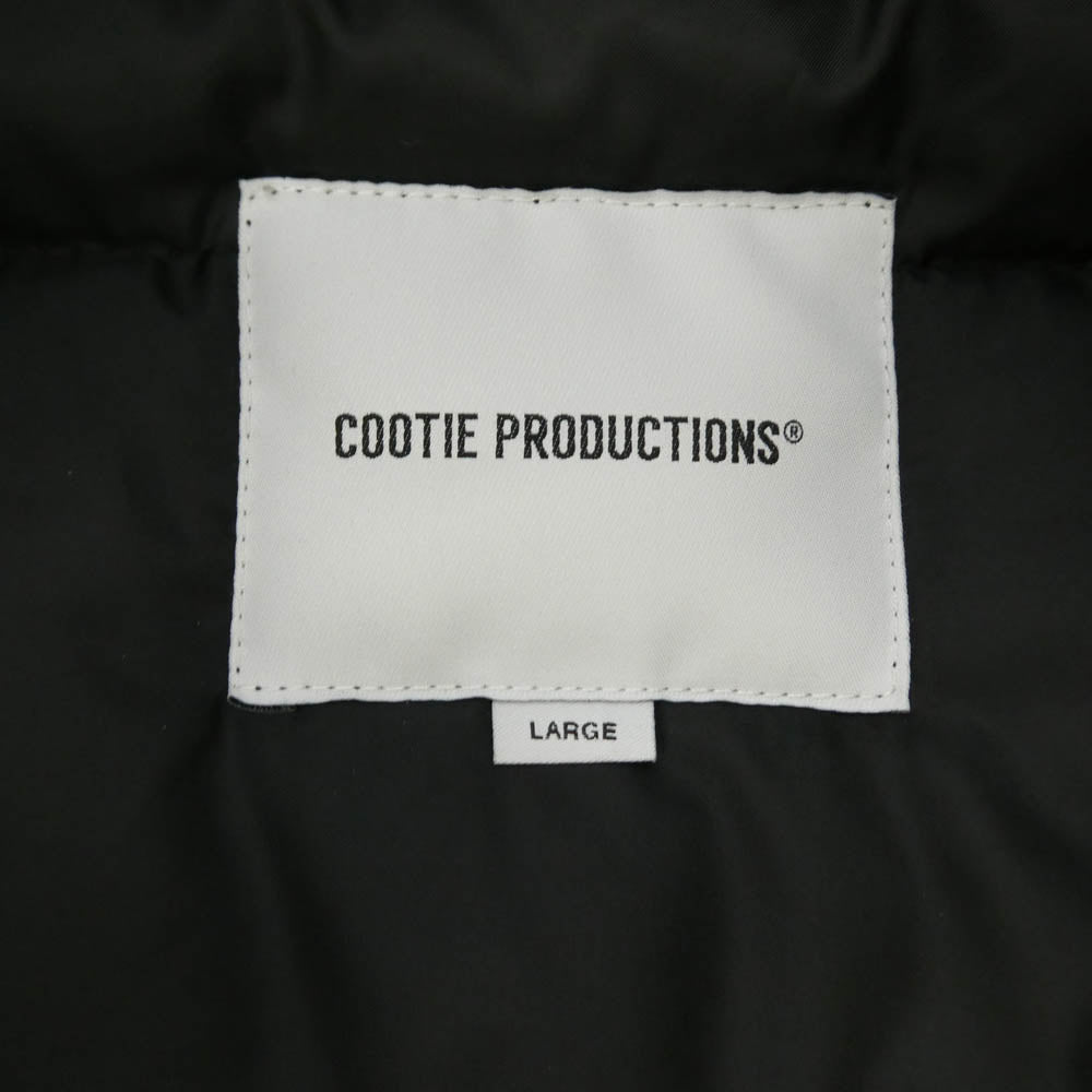 COOTIE クーティー CTE-25A218 Error Fit Padded Racing Vest エラー フィット パデッド レーシング ベスト ブラック系 L【中古】