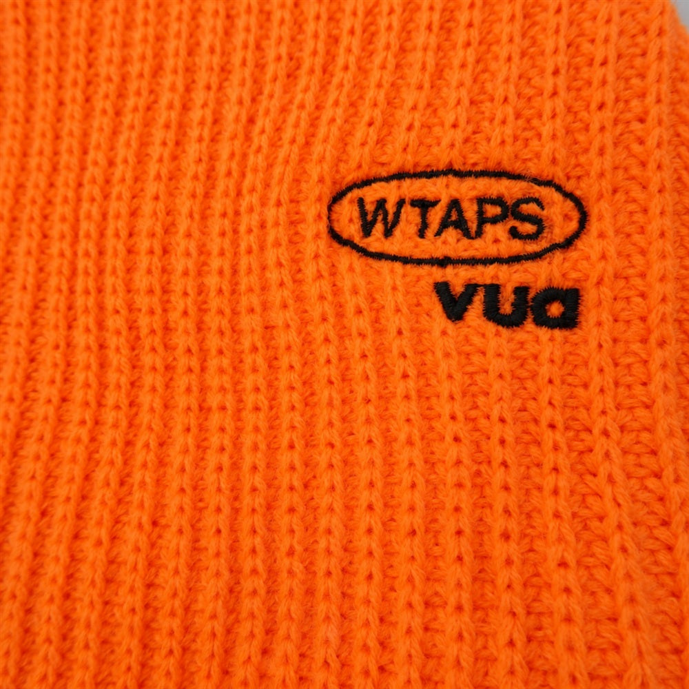 WTAPS ダブルタップス 24AW 242MADT-HT05 BEANIE 05 / BEANIE / ACRYLIC ビーニー アクリル ニット帽 オレンジ系【中古】