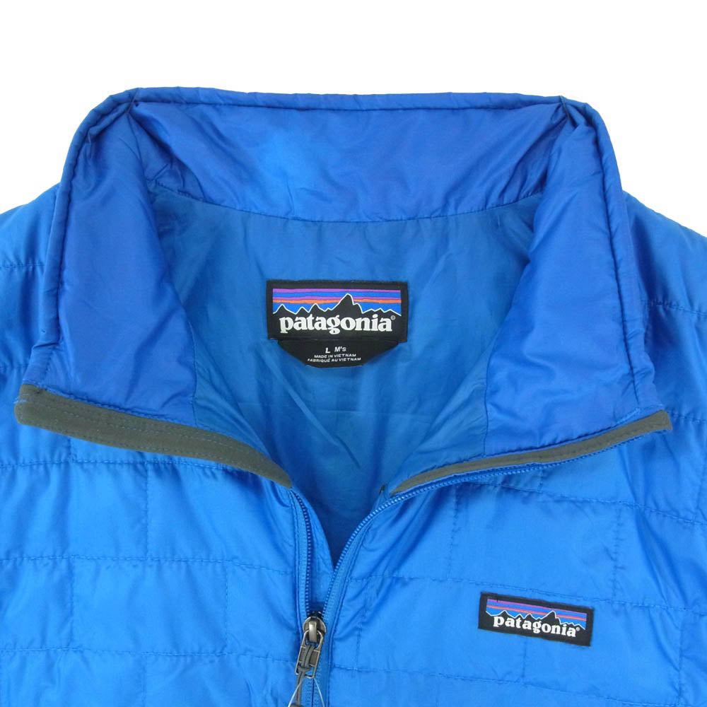 patagonia パタゴニア 24AW STY84242FA24 M's Nano Puff Vest ナノ パフ ベスト ブルー系 L【中古】