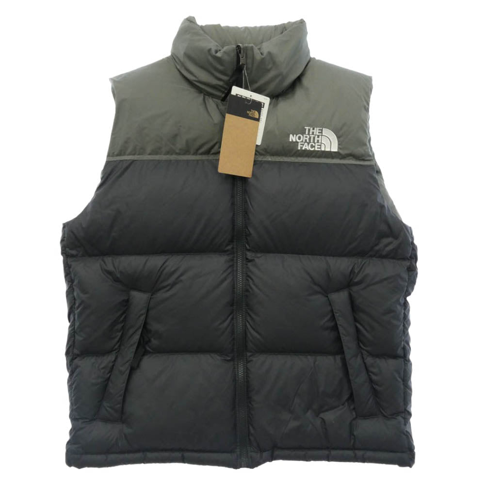 THE NORTH FACE ノースフェイス ND92557 Nuptse Vest ヌプシ ダウン ベスト グレー系 M【新古品】【未使用】【中古】