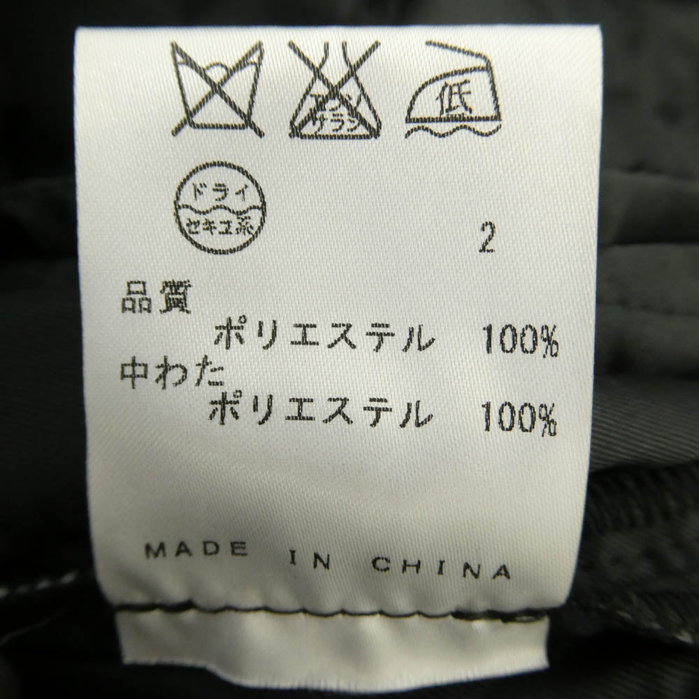 CALVIN KLEIN カルバンクライン ライナー付きハーフ コート ブラック系 M【中古】