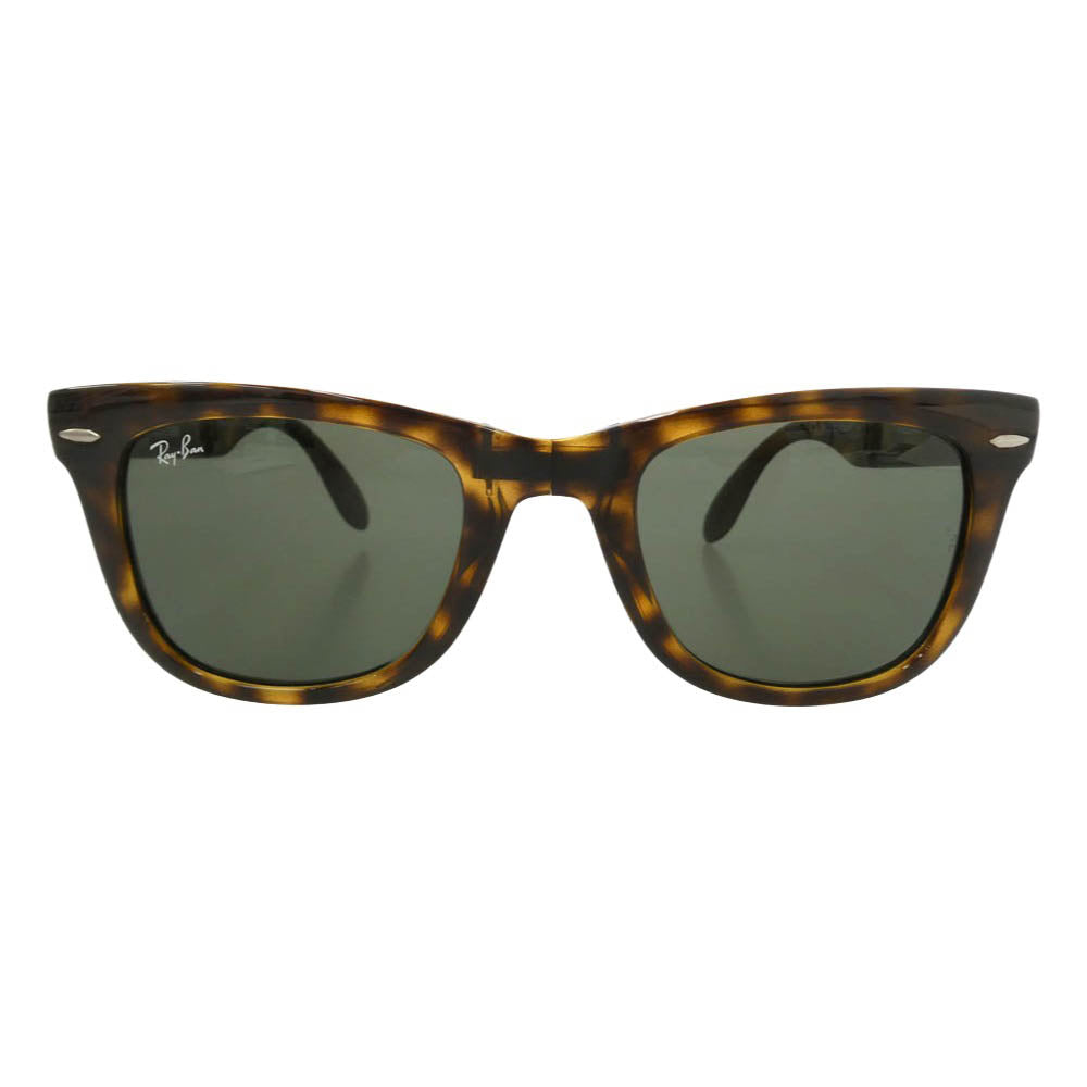 Ray-Ban レイバン RB4105 WAYFARER FOLDING CLASSIC ウェイファーラー フォールディング クラシック 折り畳み サングラス アイウエア ブラウン系【美品】【中古】