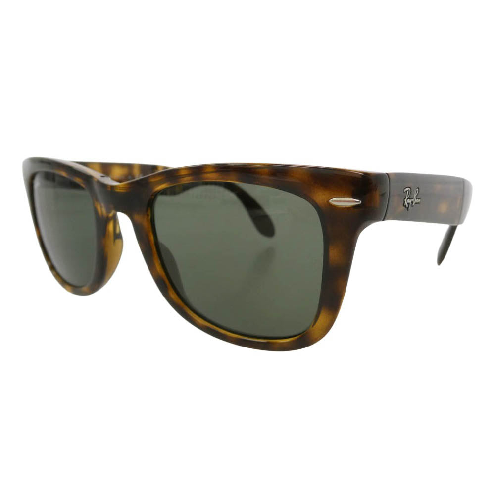 Ray-Ban レイバン RB4105 WAYFARER FOLDING CLASSIC ウェイファーラー フォールディング クラシック 折り畳み サングラス アイウエア ブラウン系【美品】【中古】