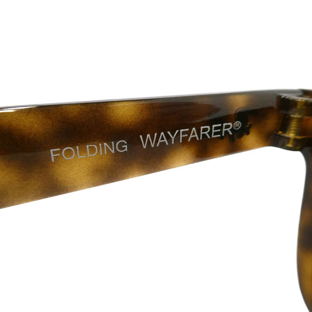 Ray-Ban レイバン RB4105 WAYFARER FOLDING CLASSIC ウェイファーラー フォールディング クラシック 折り畳み サングラス アイウエア ブラウン系【美品】【中古】