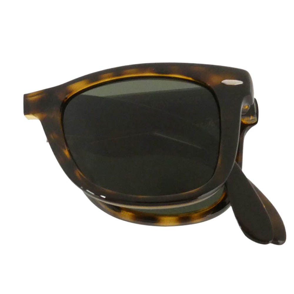 Ray-Ban レイバン RB4105 WAYFARER FOLDING CLASSIC ウェイファーラー フォールディング クラシック 折り畳み サングラス アイウエア ブラウン系【美品】【中古】