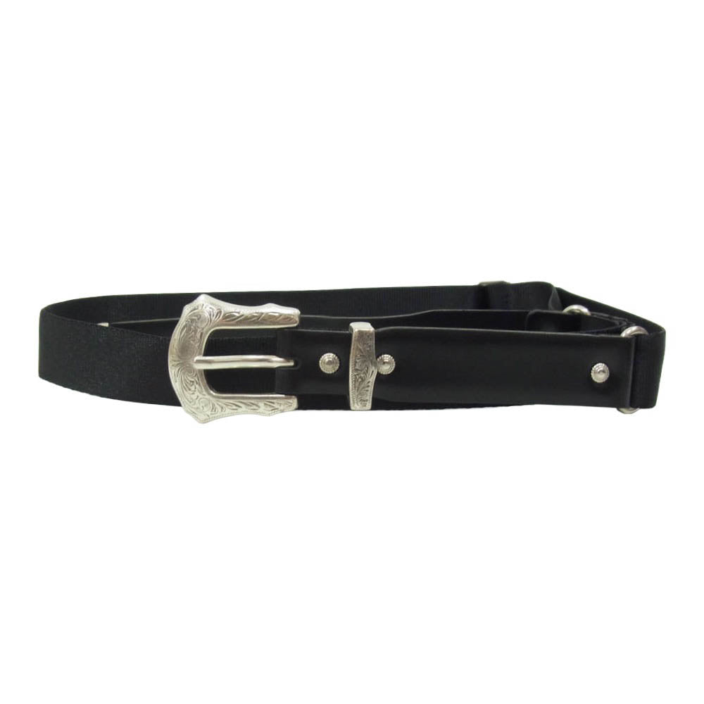 TOGA トーガ TZ261-AH915 NYLON BUCKLE BELT ナイロン バックル レザー ベルト ブラック系【中古】