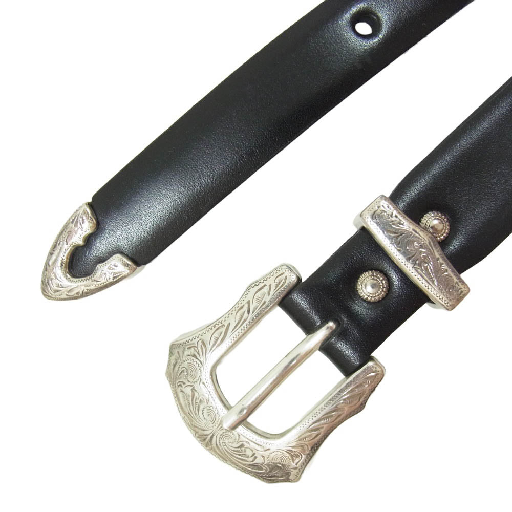 TOGA トーガ TZ261-AH915 NYLON BUCKLE BELT ナイロン バックル レザー ベルト ブラック系【中古】